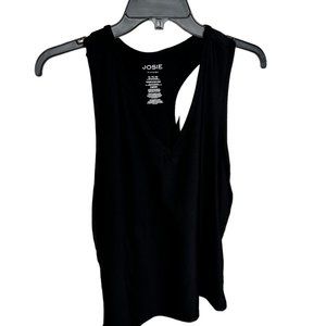 Josie Natori Women's Shelf Bra Tank Top Black XL